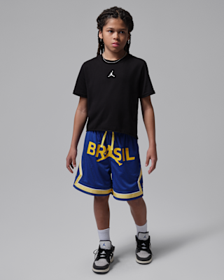 ブラジル代表 ジョーダン メッシュ DMND ショート　ジュニア NIKE公式】ジョーダン エッセンシャル ジュニア Dri-FIT ブラジル